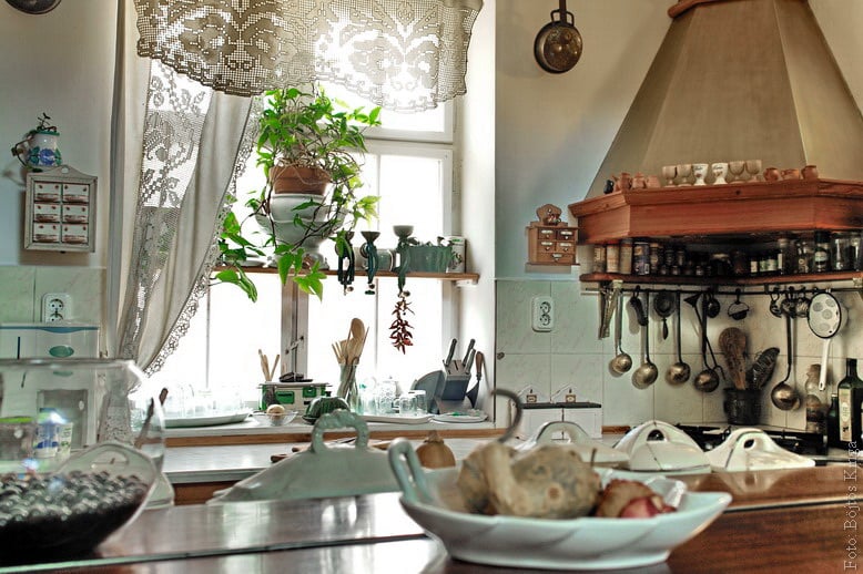 Óváros Galéria Veszprém - vidéki otthon rusztikus konyhája