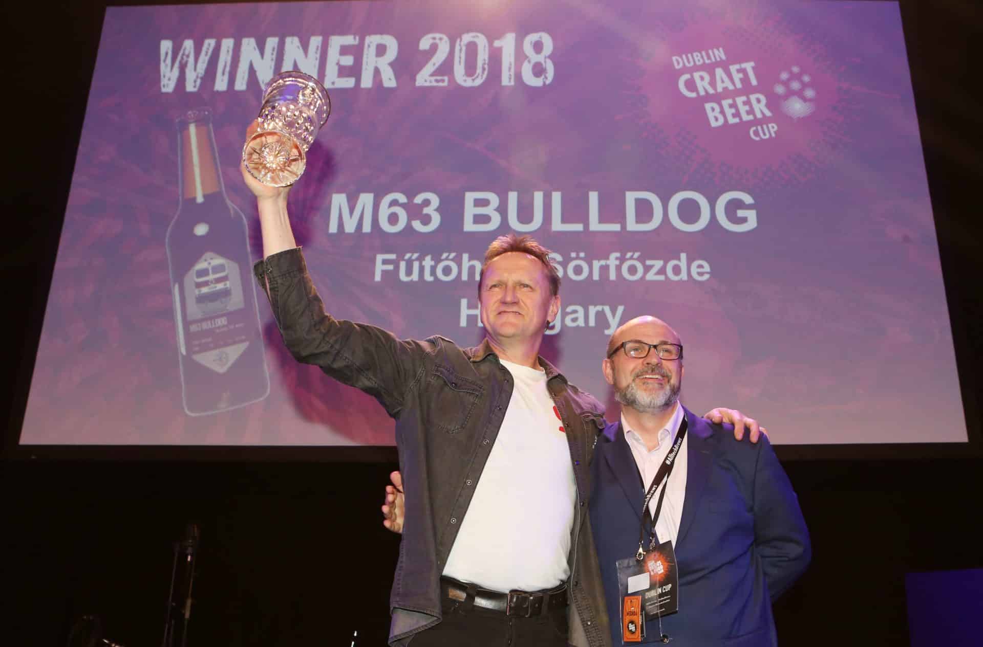 Fűtőház kézműves sörfőzde - M63 Bulldog - Dublin Craft Beer Cup aranyérem
