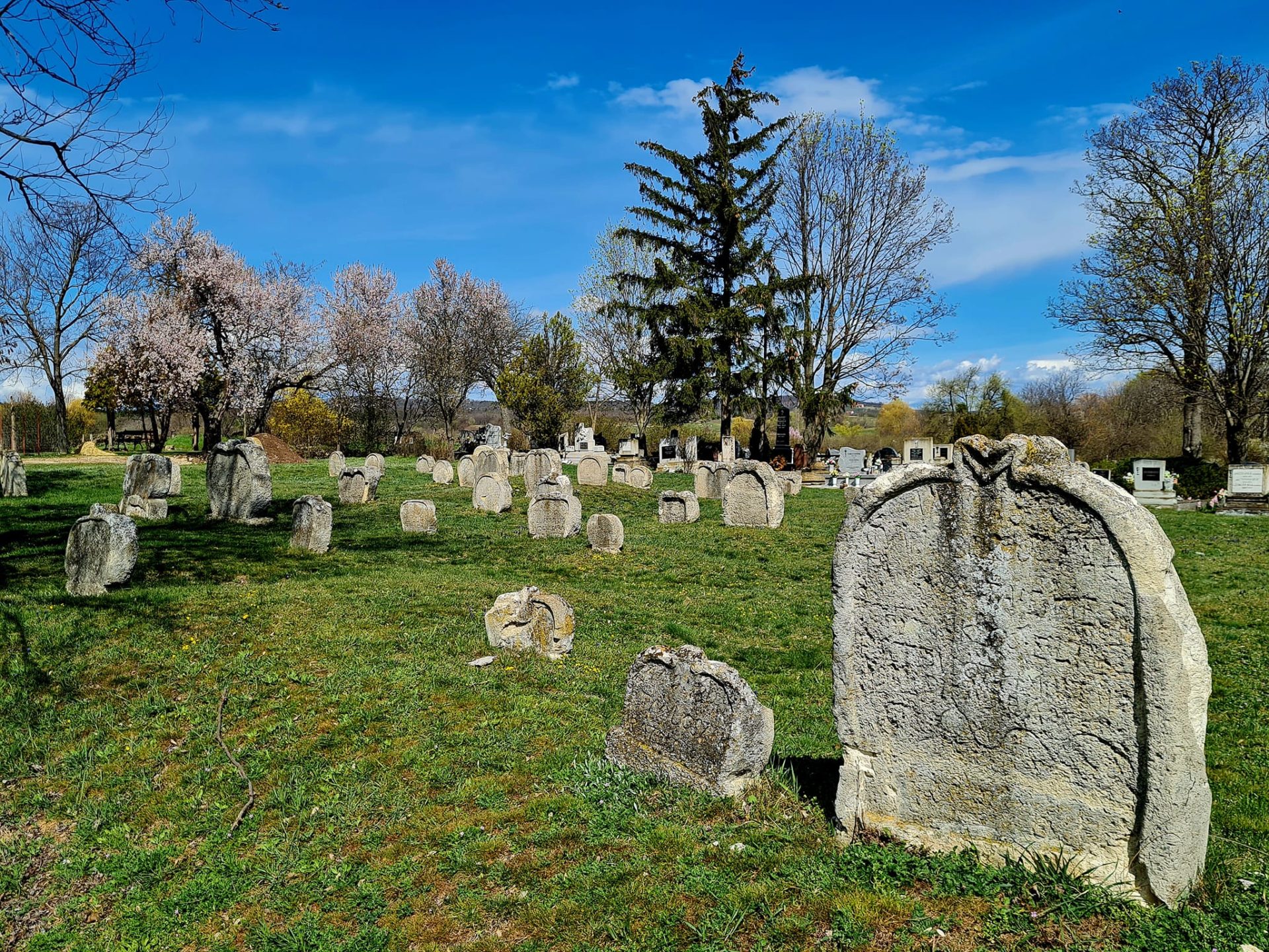 Balatunudvari szív alakú sírok védett temetője - Balaton-felvidék
