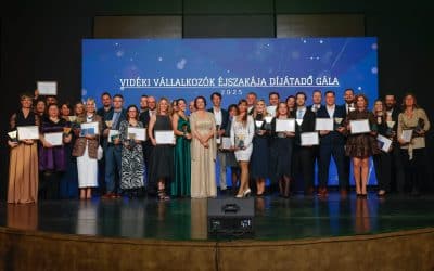 Reflektorfényben a vidéki vállalkozók – vörösszőnyeges eseményen adták át az Év Vidéki Vállalkozói díjakat